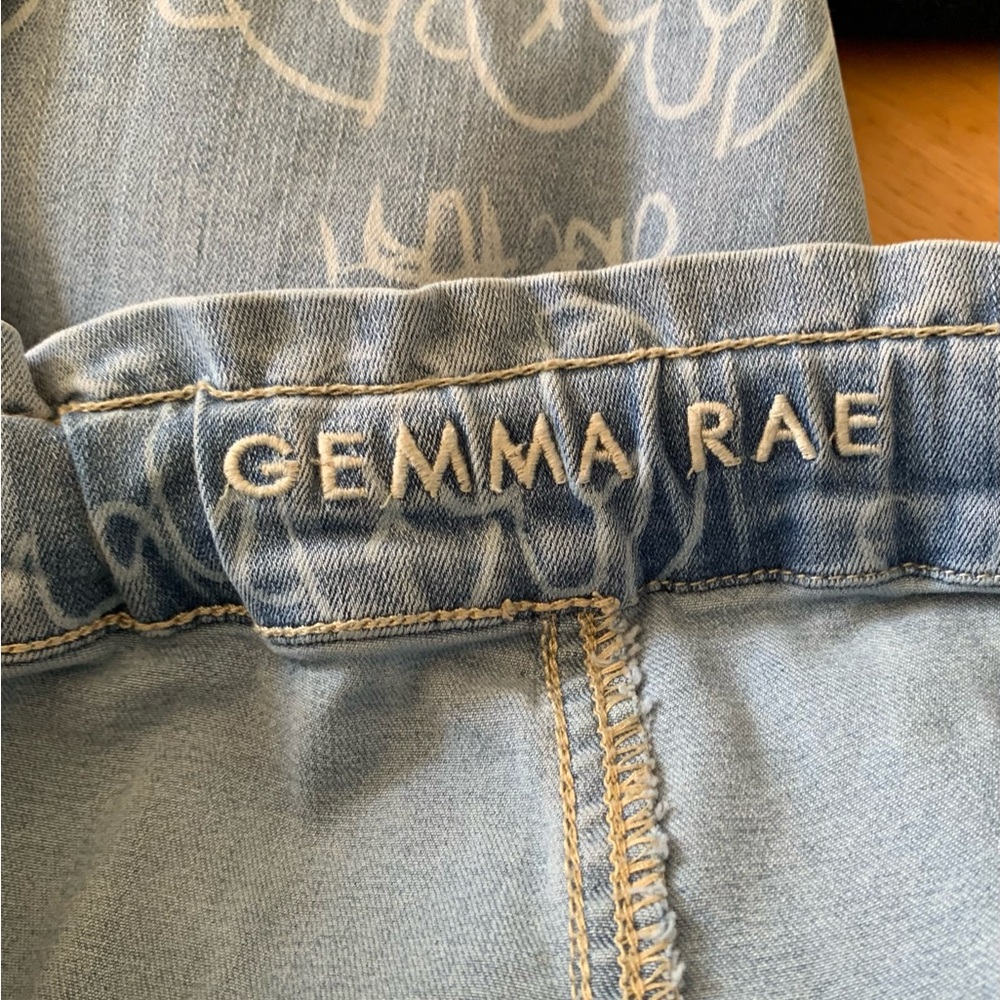 Gemma Rae Drawstring Graffiti Jeans - Picture 7 of 8